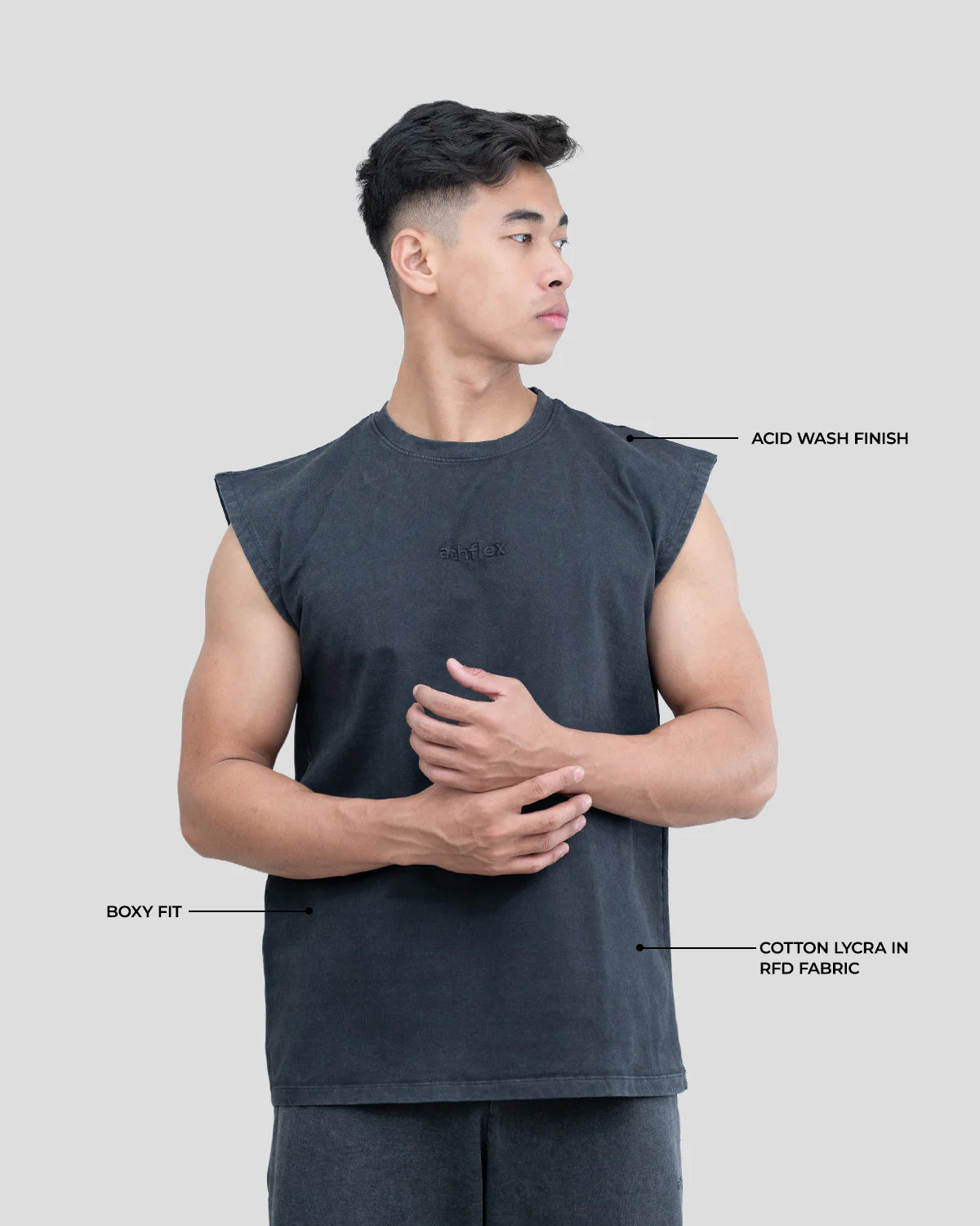Acid Wash Boxy Tank