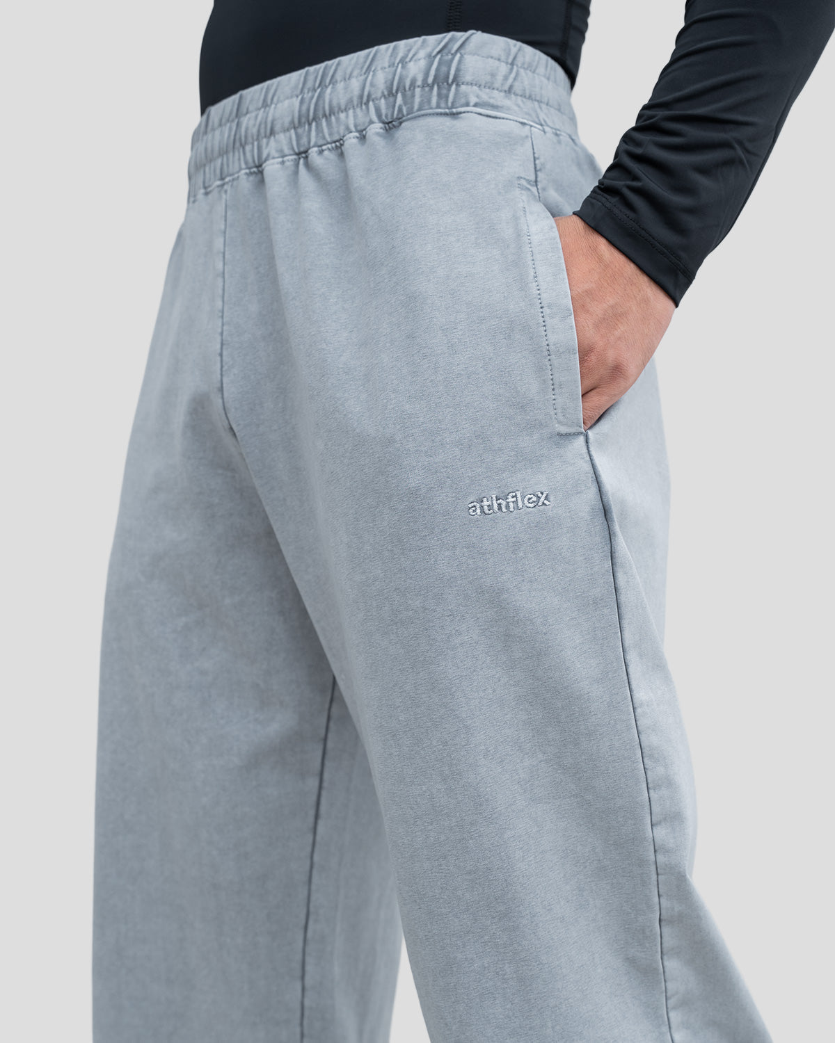 Acid Wash Straight Pant