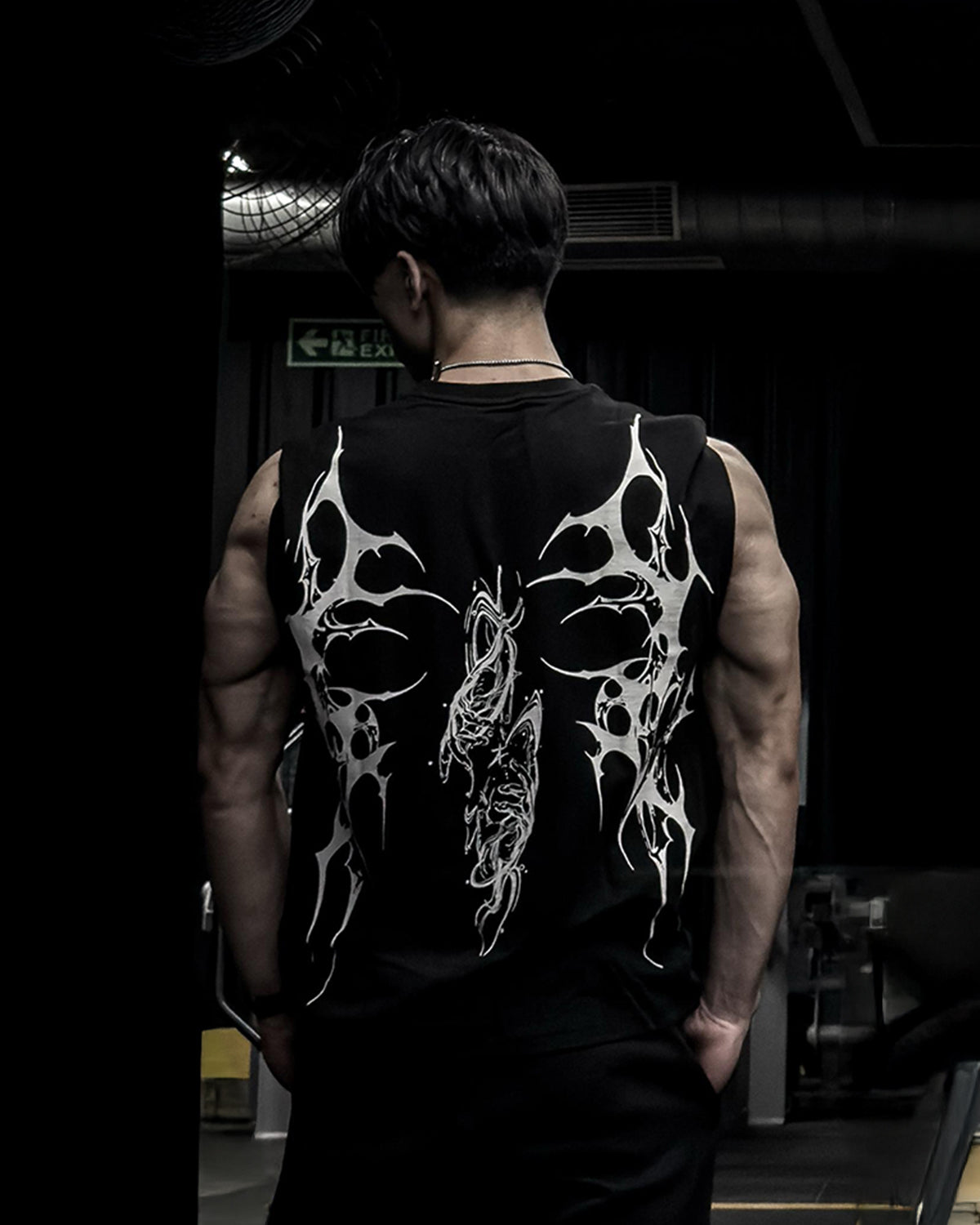 Dark Flex Boxy tank